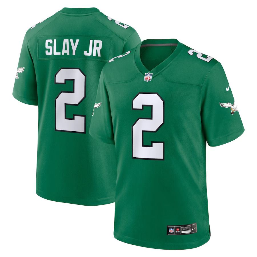 Men Philadelphia Eagles #2 Darius Slay Nike Kelly Green Alternate Game Player NFL Jersey